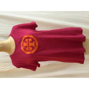 Tory Burch tee with plastic logo